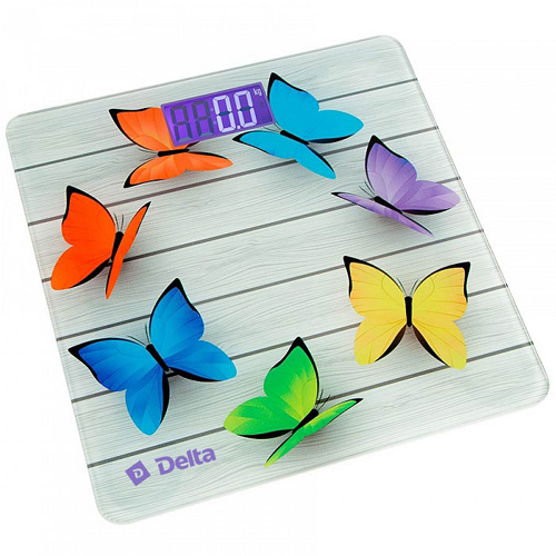 Весы электронные Delta D-9218 Радужные бабочки