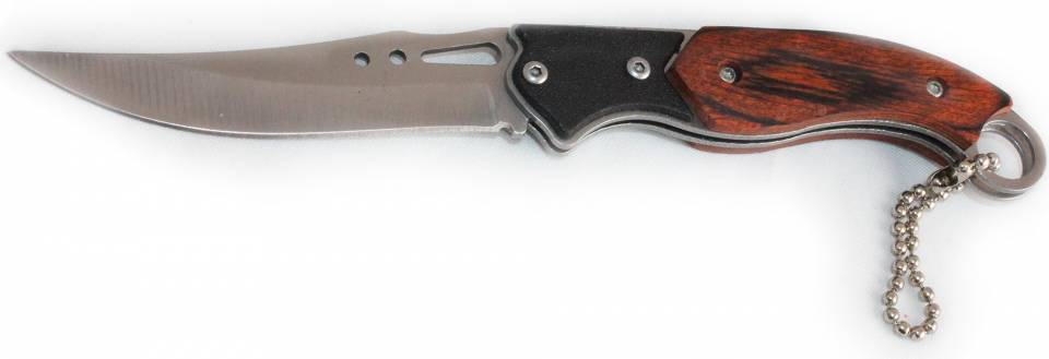 Нож складной Следопыт 70мм Дерево