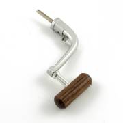 Ручка для катушки Palomino метал. складная хром (деревянный кноп) без винта