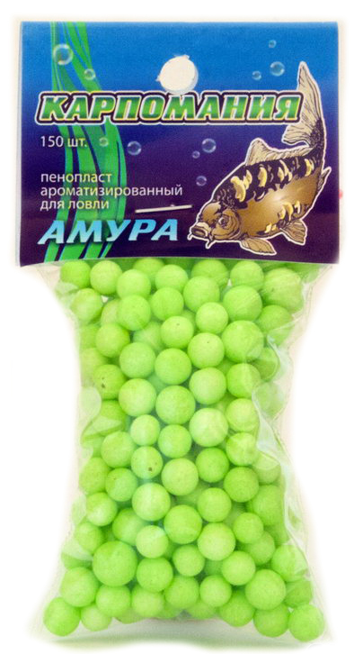 Пенопласт Lion Baits цветной микс Слива 4-7мм 50мл