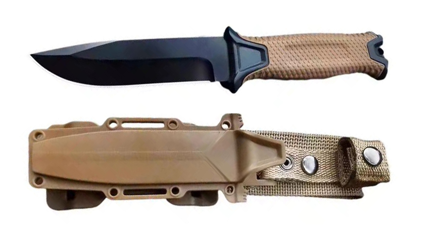 Нож Тактический коричневый