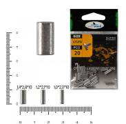 Трубка обжимная East Shark овальная 1,0х2,0х10мм