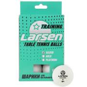 Шарик для настольного тенниса Larsen Silver 1 Star белый