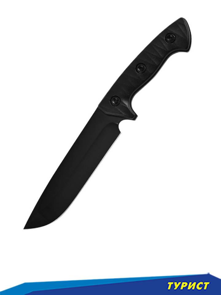 Нож Корсар 19,5см 5Cr черный 367г ножны