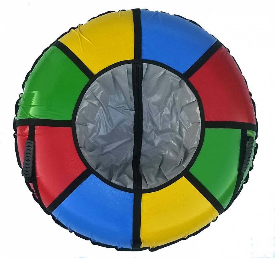 Тюбинг ЧВ 120см тент-тент с ручками 