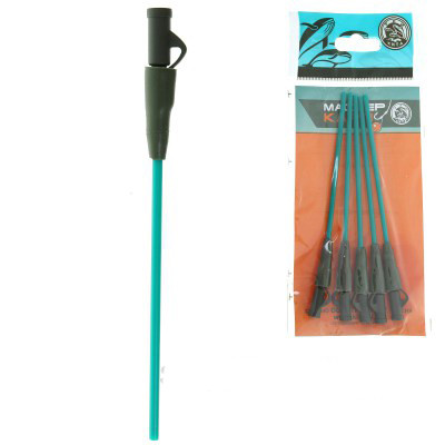 Противозакручиватель Три Кита жесткий с конусом и клипсой зеленый