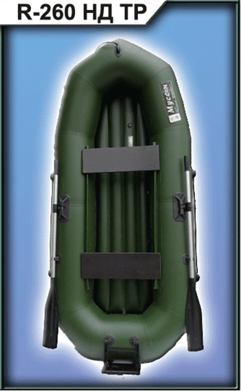 Лодка Муссон R-260 НД ТР зеленый