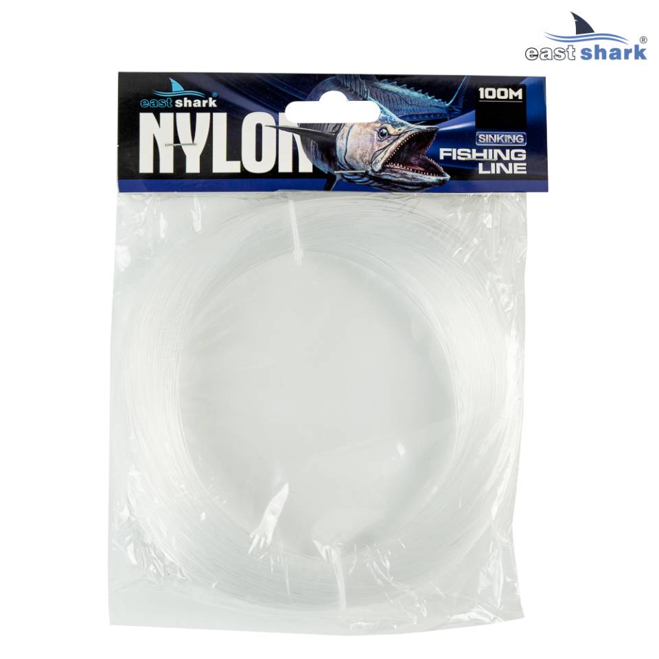 Леска East Shark NYLON в мотке 100м прозрачная