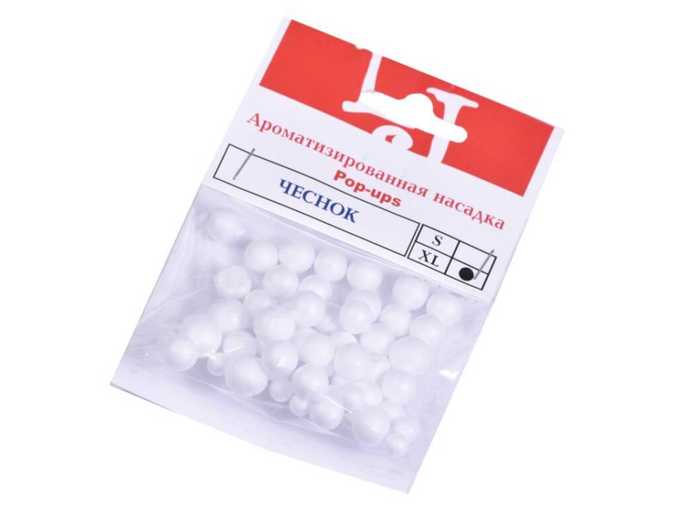 Искусственная приманка Lucky John XL ЧЕСНОК белый