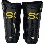 Щитки футбольные Umbro SX Valor Force Slip Синий-Голубой-Белый-Золотой