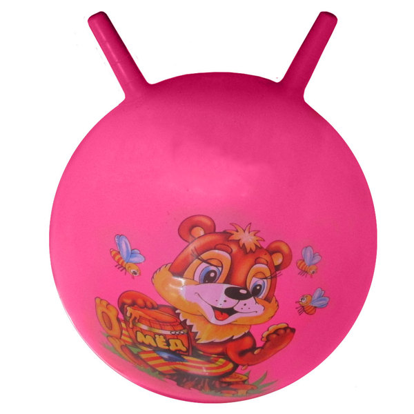 Мяч-попрыгун с рогами 55 см