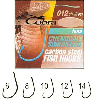 Крючки Cobra Funa