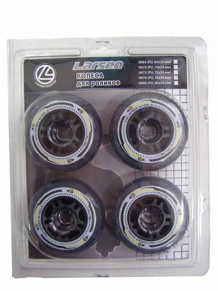 Колеса для Роликов Larsen (PU,64x24)