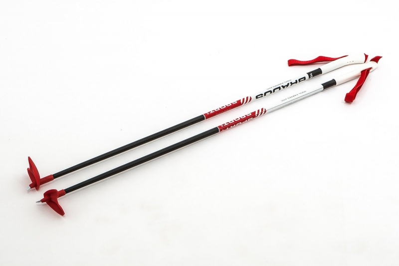 Палки лыжные STC BRADOS Sport Red стекловолокно