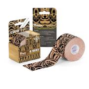 Кинезио-тейп Tmax 4 way 5смх5м pattern tattoo