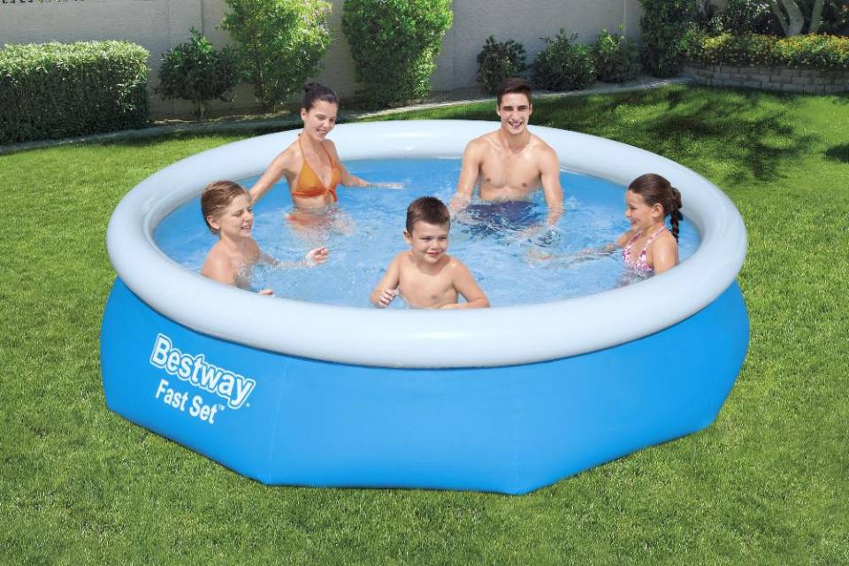 Бассейн надувной Bestway Fast Set 305х76см фильтр-насос